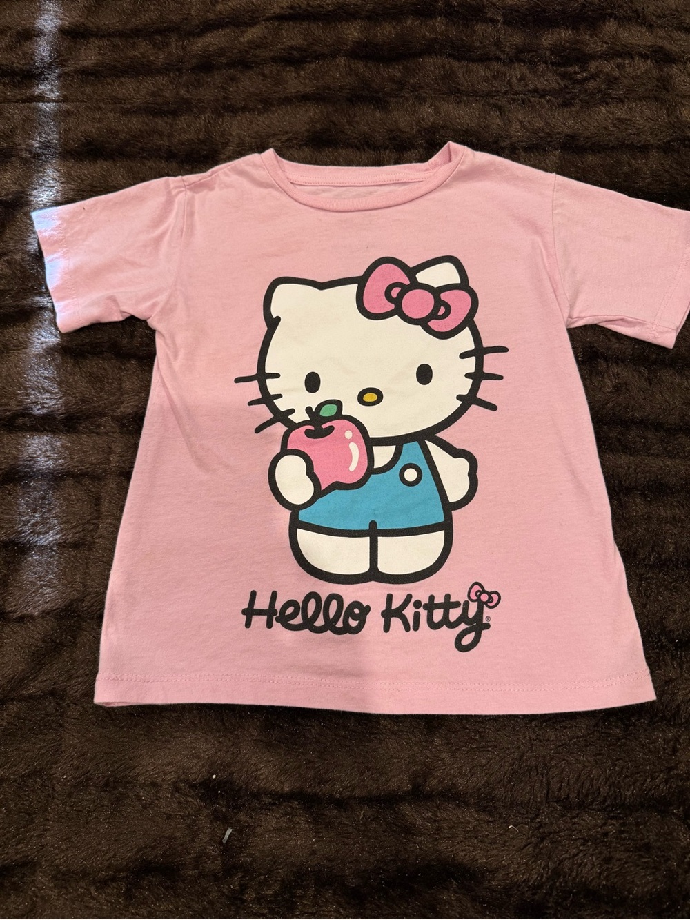 Hello Kitty Light Pink Tee with Black Print